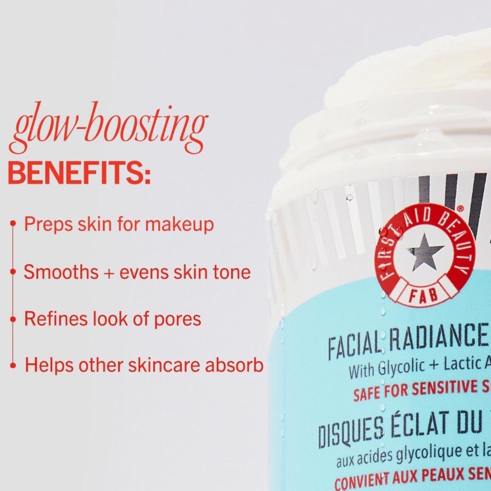 First Aid Beauty Facial Radiance Pads 60ct🪞 NEW Exfoliating Full Size - Picture 4 of 9